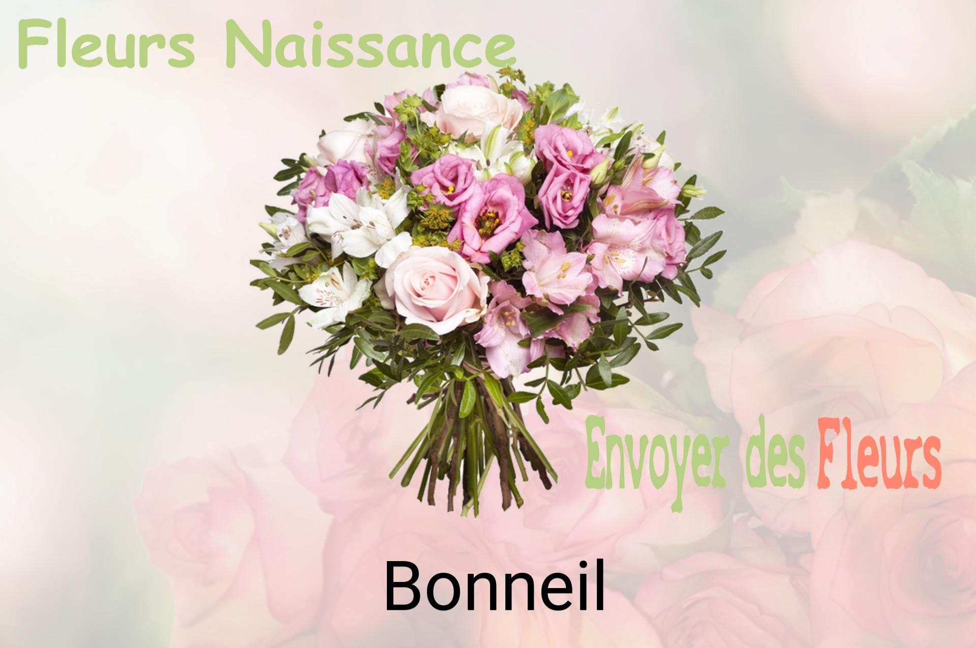 Bouquet de fleurs de naissance livré à Bonneil